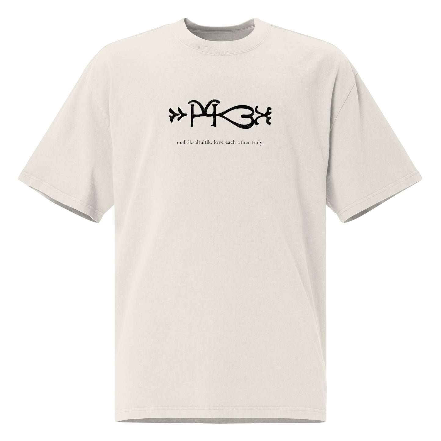 Oversized Hieroglyph T-Shirt